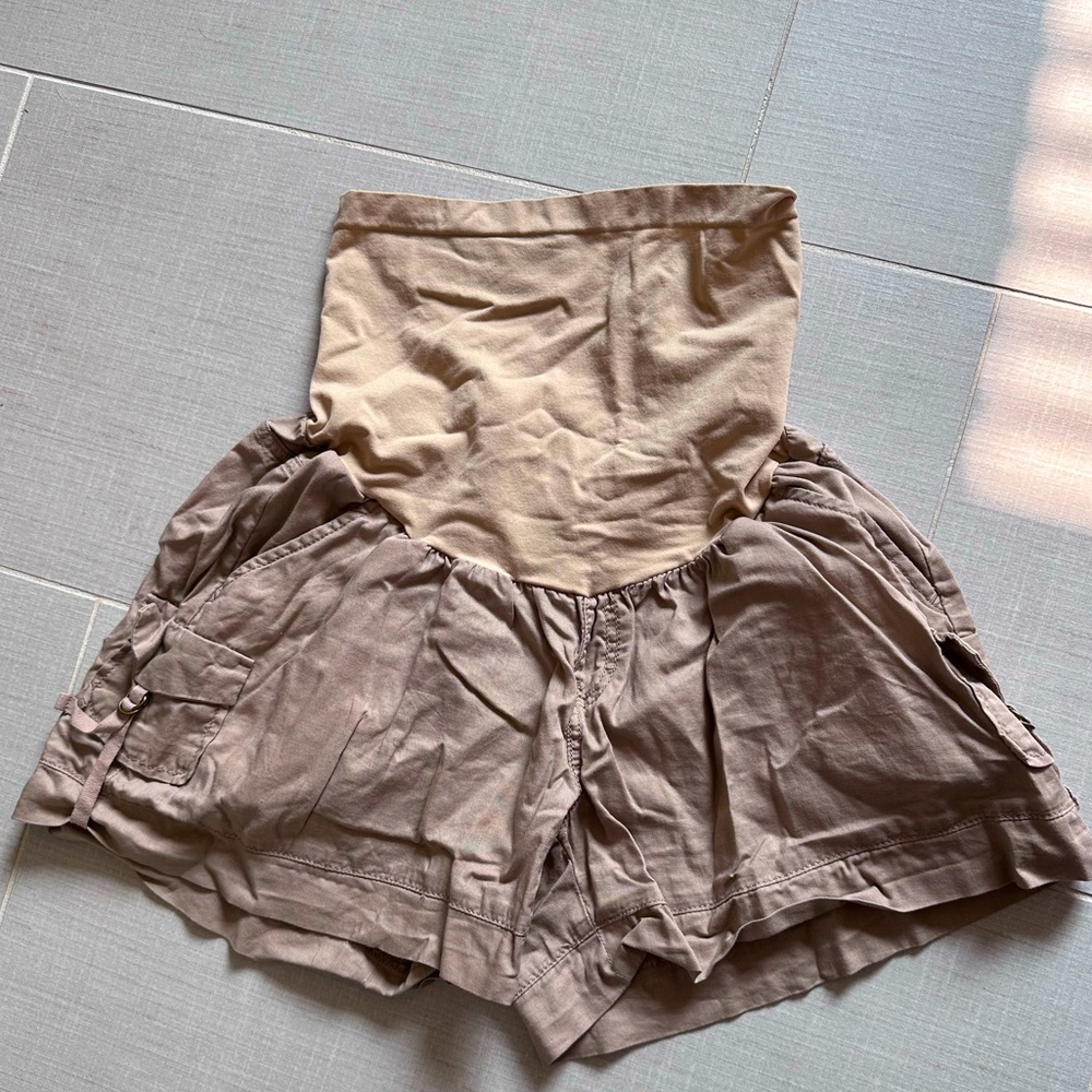 Motherhood maternity over bump shorts
